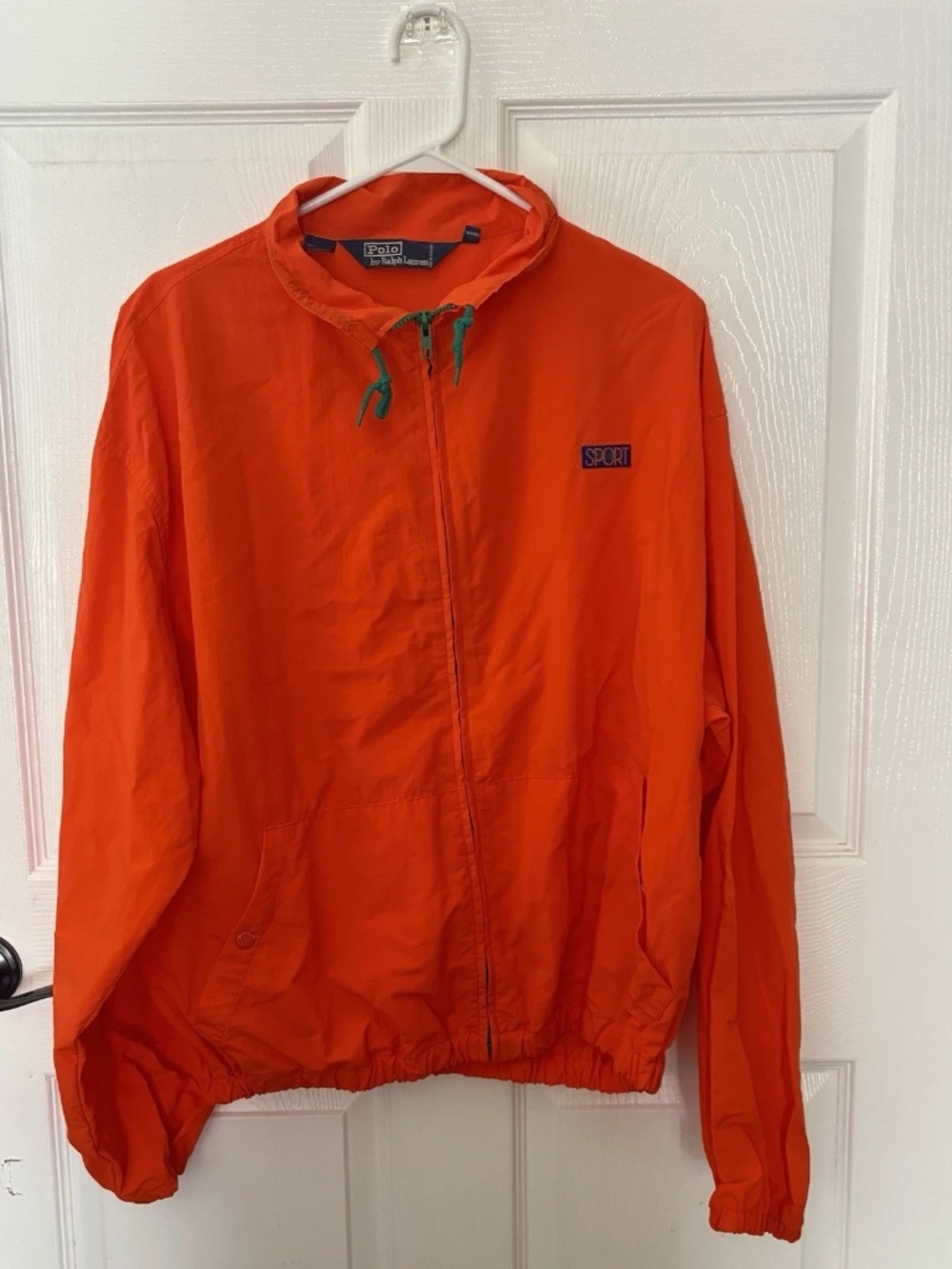 Vintage 90s Ralph Lauren Polo Sport Nylon Light Jacket Mens L USA